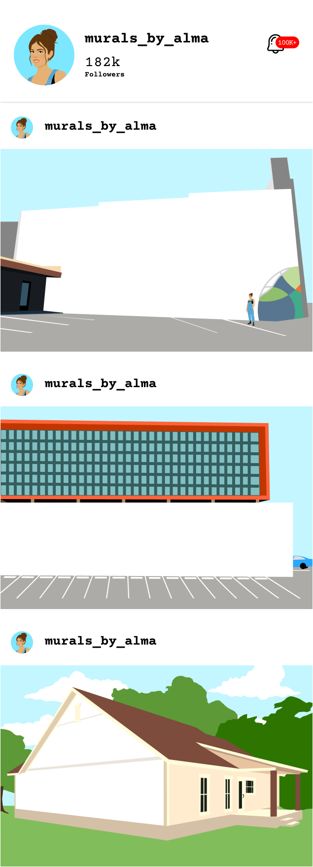 Alma mural feed
